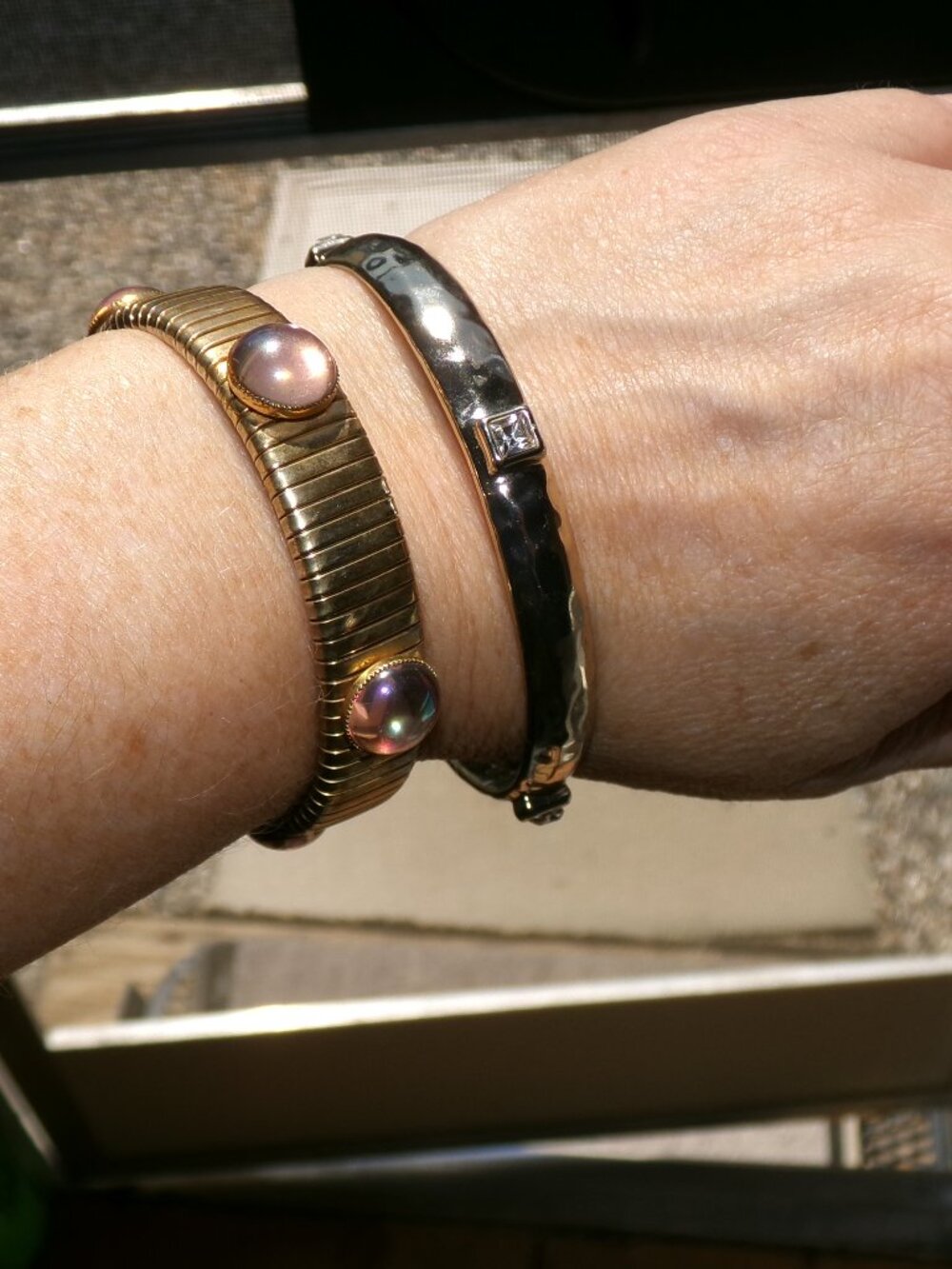 **Moving Sale** Set of 2 Vtg. Metal Bracelets